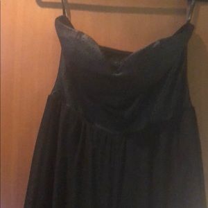 Black jumpsuit size large see-through legs